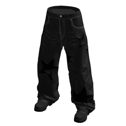 M11! - Y2K Star Baggy Jeans w/ Timb boots