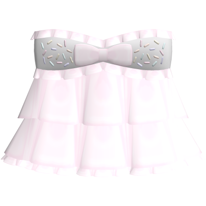 ♡ : kawaii light pink sprinkles babydoll dress
