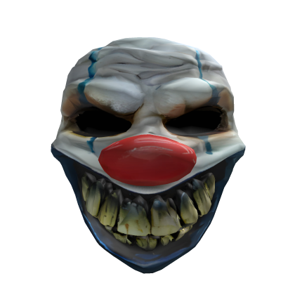 mascara de plastico (payaso sonriente halloween)