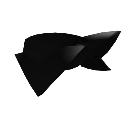 V2 Black Bulky Goofy Scarf