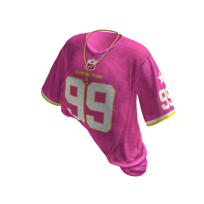 Varsity Jersey W/ Y2K Jesus piece (Pink)