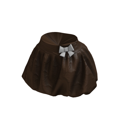 Brown Cute Ruffle Skirt