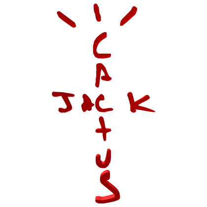 Cactus Jack Red - Travis Scott
