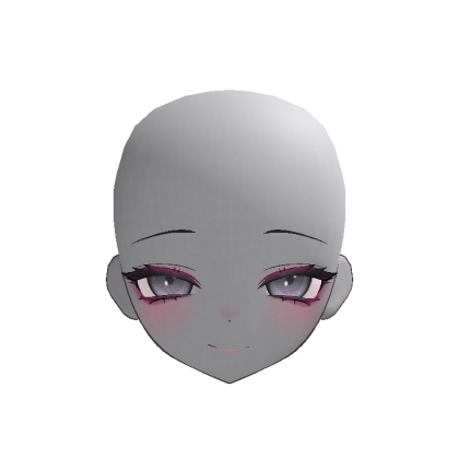 Anime Doll Head Evil (Grey)