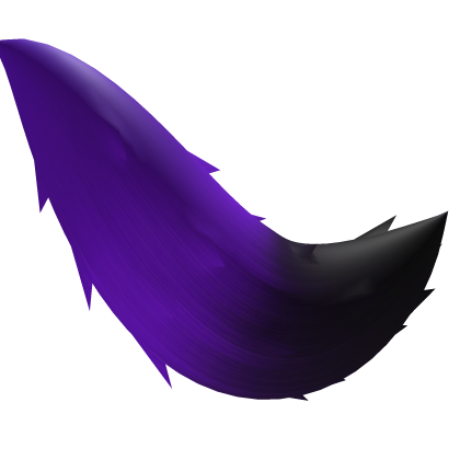 Purple/Black Fox Tail