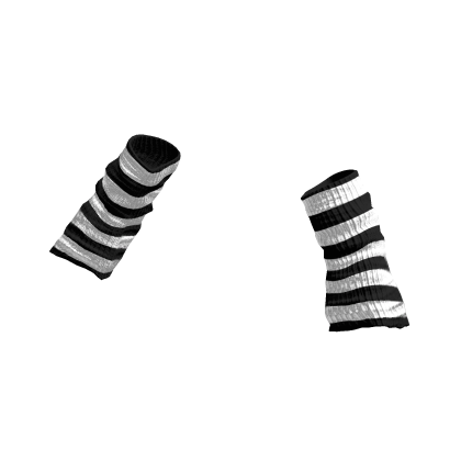 arm warmers stripes white