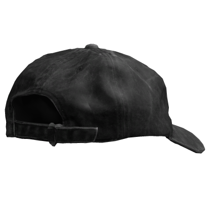 Distressed Black Hat backwards