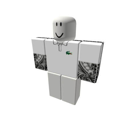 White Lacoste with tattoos