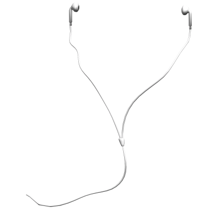 White Wired Headphones
