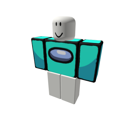 Cyan Imposter Crewmate Sus like Among Us amogus