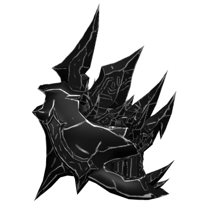 Necro-Steel Left Shoulder - Black/White