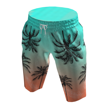 Beach Shorts - Palm