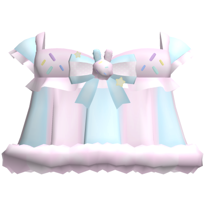 ♡ : cutesy cotton candy sprinkle bunny dress
