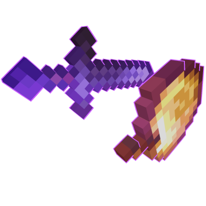 Enchanted Hell Steel Sword / Enchanted Apple 8 Bit