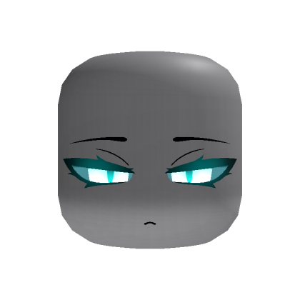 [Animated] Cute Glowing Blue Angel Following Eyes