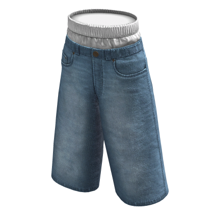 Light Blue Baggy Jorts