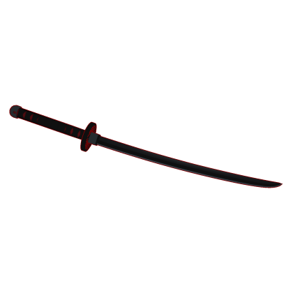 Cartoony Cool Katana Red