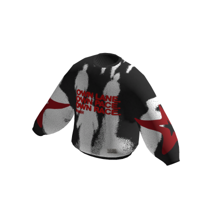 SCORCH Lone Pace Crewneck Obsidian Black