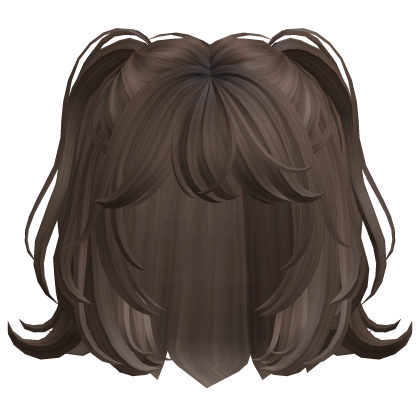 Cute Half up Half Down Pigtails(Brown)