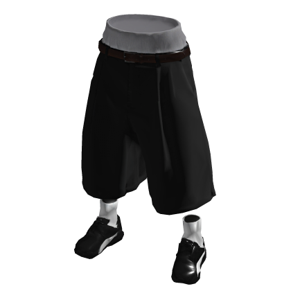 Pleated Jorts W Trainers