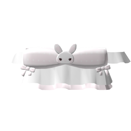 ♡ : pink fluffy bunny offshoulder top