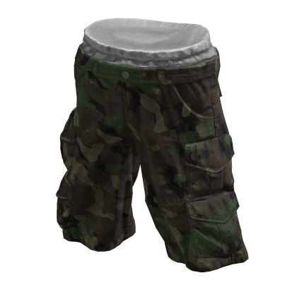 Cargo Shorts (Green Camo)