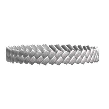 Silver chain choker