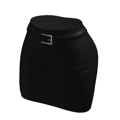 black leather pencil skirt
