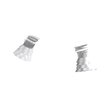 🤍 pretty lace frilly wrist cuffs white bow