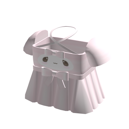 ♡ : kawaii pink bunny ruffle dolly top