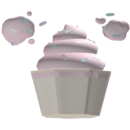♡ : sweet strawberry sprinkle cupcake w/ frosting 