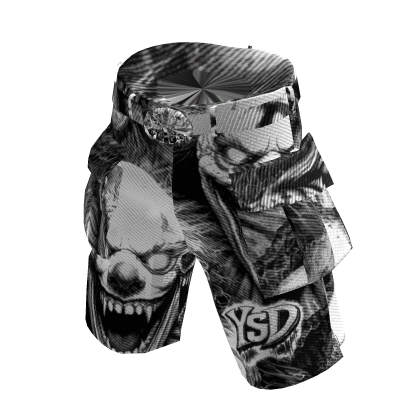 YSD Shorts Graffiti Black & White
