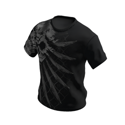 Emo Grunge Y2K Skull Graphic T-Shirt