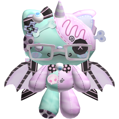 pastel goth kitty vampire decora backpack