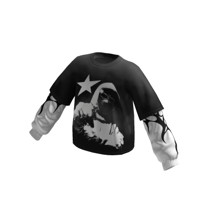 Longsleeve Double layer Black