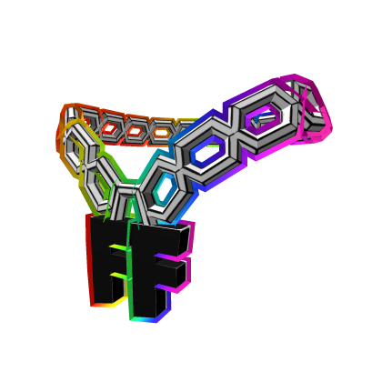 Cartoony Foltyn Family Chain Rainbow
