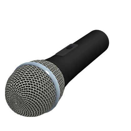 Wireless Microphone on Hand