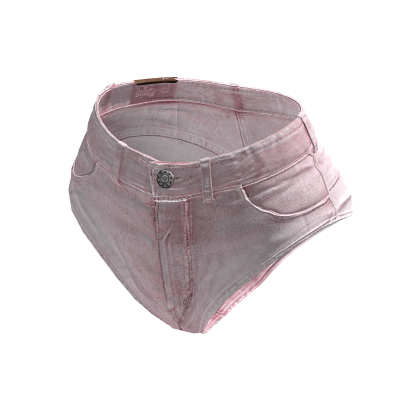 Tiny Jean Shorts (Pink)