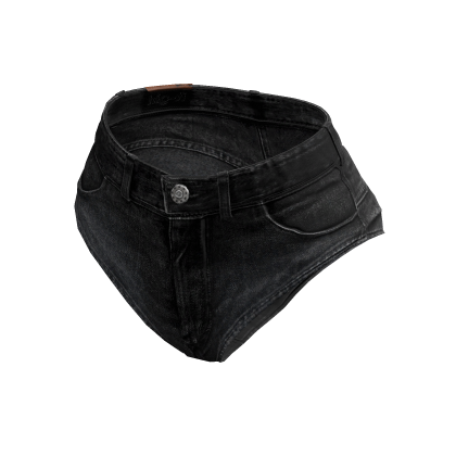 Tiny Jean Shorts (Black)