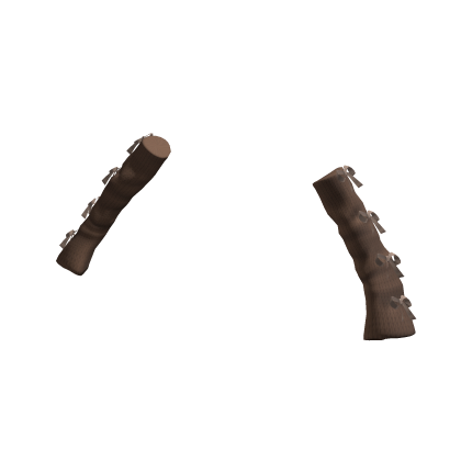 Coquette Ribbon Knitted Arm Warmers Brown