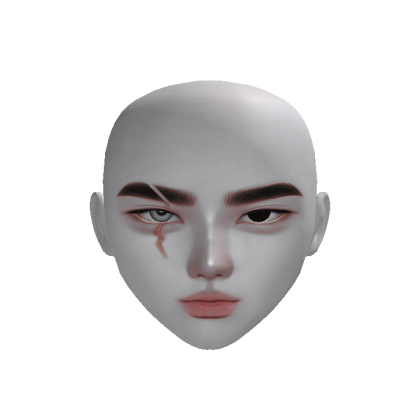Zeslin boy face head makeup korean anime cute male