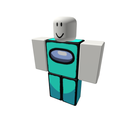 Cyan Imposter Crewmate Sus like Among Us amogus
