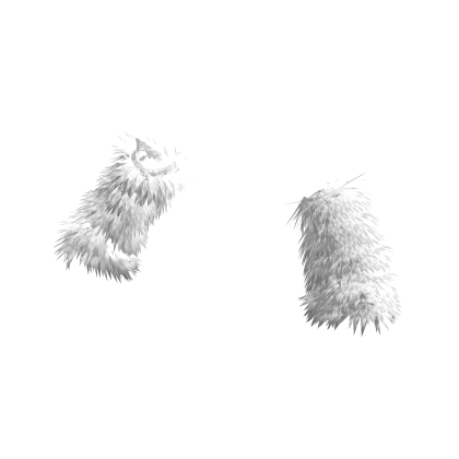 Fluffy White Arm Warmers
