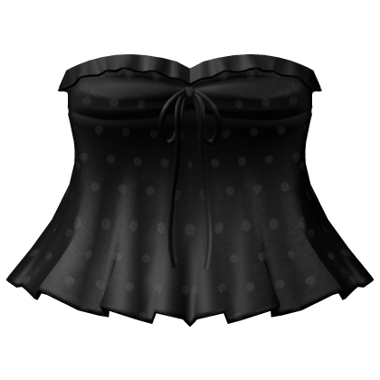 ┊♰ ꒱ laced polka dot babydoll dress 3.0 ꒰black꒱ 