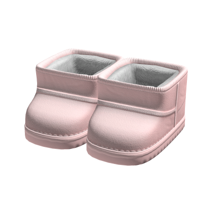 Cozy Winter Boots - Baby Pink