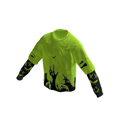 Neon Green Sweater (Ripped)