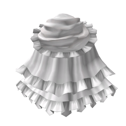 Rococo Back Bustle White