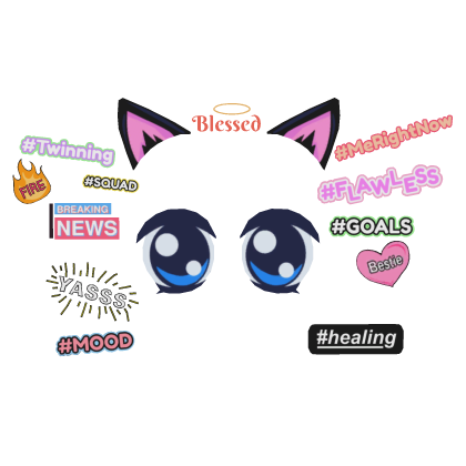 #Healing Explosion Eyes Tweemoji Set Filter