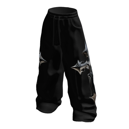 Pants - Black Chrome