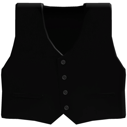 Black Suit Vest 